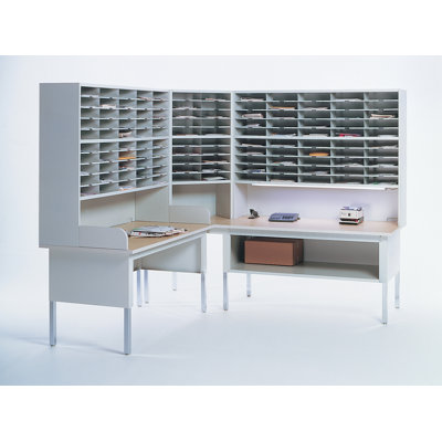 Mayline Group Mailflow-To-Go: Shelf for 48" W Work Table