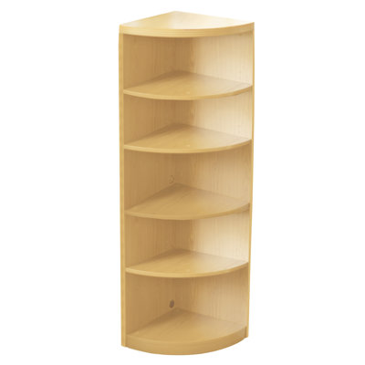 Mayline Group Aberdeen 5-Shelf Quarter Round Bookcase