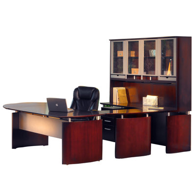 Mayline Group Napoli U-Shape Desk Office Suite