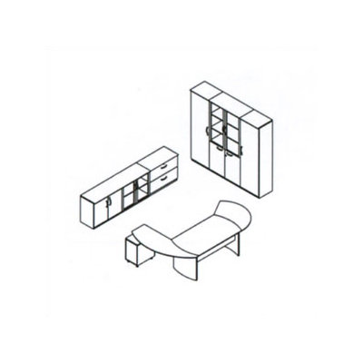 Mayline Group Napoli Office Suite with 63