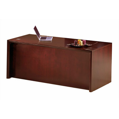 Mayline Group Corsica Reception Desk with Wall Cabinet