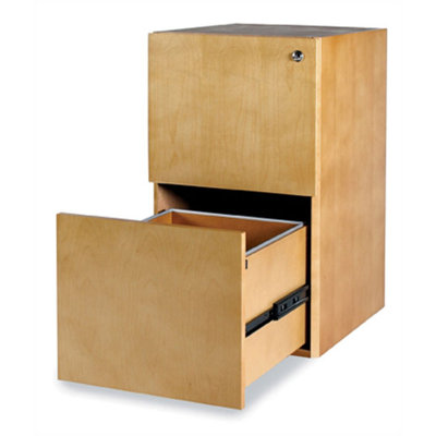 Mayline Group Luminary 22" Pedestal with Two File Drawers
