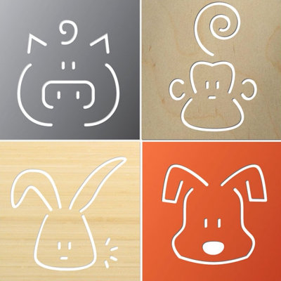 Spot on Square Animal Series Wall Art