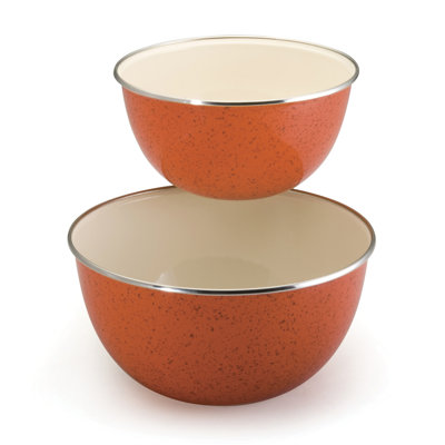 Signature Enamel on Steel Mixing Bowls (Set of 2)