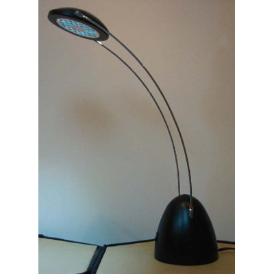 David LED Desk Lamp in Silver