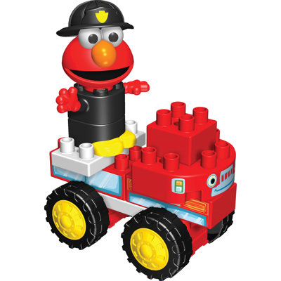 K'NEX Sesame Street Neighborhood Fire Truck Building Set