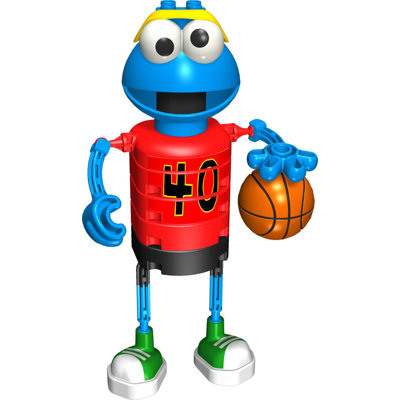 K'NEX Sesame Street Cookie Monster's Basketball Building Set