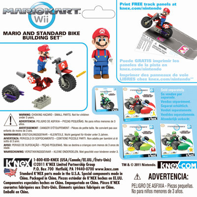 K'NEX Nintendo Mario and Standard Bike Building Set