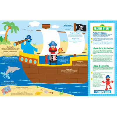 K'NEX Sesame Street Talking Elmo Pirate