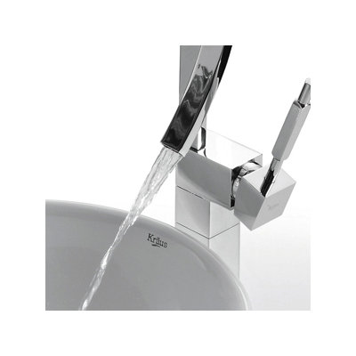Kraus 15.7" Ceramic Round Vessel Sink in White