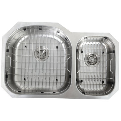 Kraus Kitchen Accessories 18" Stainless Steel Rinse Basket for Kitchen Sink in Chrome