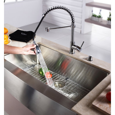 Kraus Single Handle Single Hole Kitchen Faucet