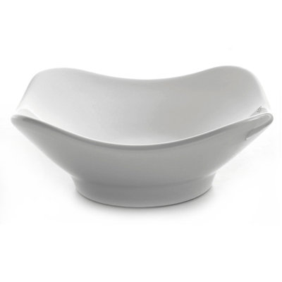 Kraus White Tulip Ceramic Sink with Pop Up Drain Chrome
