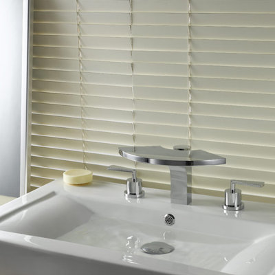 Kraus Bathroom Combos Widespread Waterfall Fantasia Faucet with Double Lever Handles