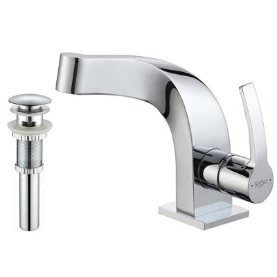 Kraus Bathroom Combos Single Hole Typhon Faucet with Single Handle