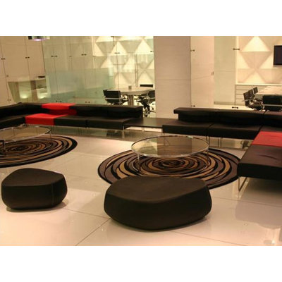 Moroso Fjord Relax Arm Chair and Ottoman