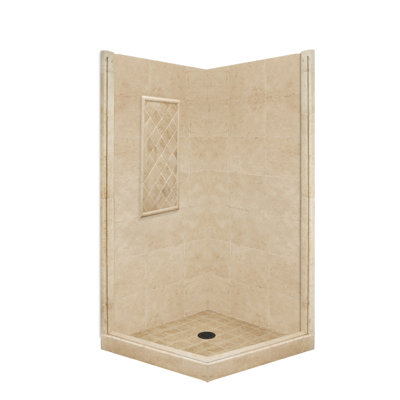 American Bath Factory Basic Pivot Door Shower Enclosure