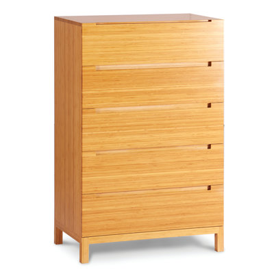 Orchid 5 Drawer Bamboo Chest by Greenington -image