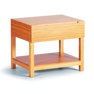 Orchid Bamboo Nightstand by Greenington -image