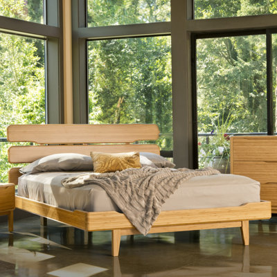 SCurrant Bamboo Platform Bed by Greenington -image