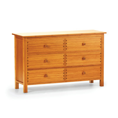 Hosta 6 Drawer Bamboo Dresser by Greenington -image