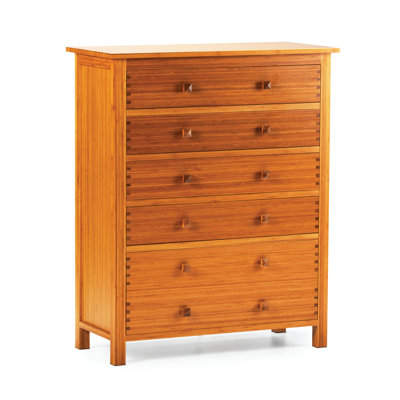 Hosta 5 Drawer Bamboo Chest by Greenington -image