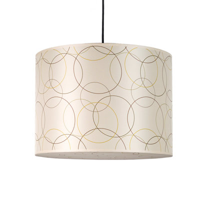 Lights Up! Meridian 2 Light Large Drum Pendant
