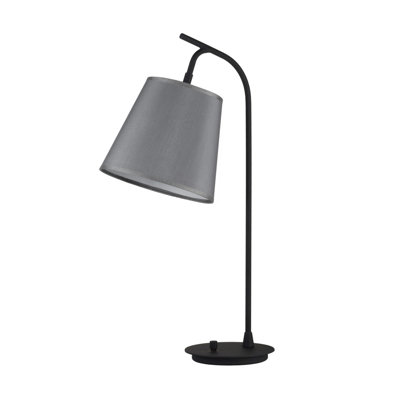 Lights Up! Walker Table Lamp in Powder Coated Black