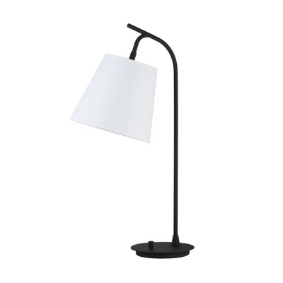 Lights Up! Walker Table Lamp in Powder Coated Black