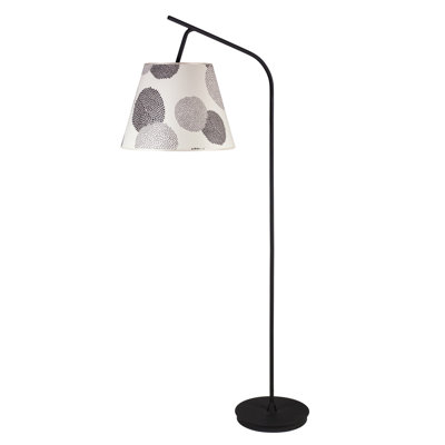 Lights Up! Walker Floor Lamp in Powder Coated Black