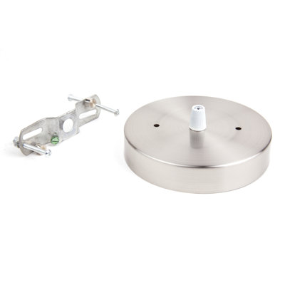Lights Up! Round Canopy in Brushed Nickel