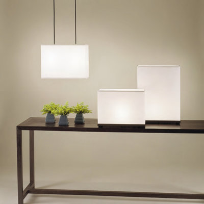 Lights Up! Rex Pendant Lamp with Canopy in Brushed Nickel