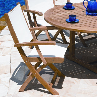 Three Birds Casual Teak Riviera Director Chair