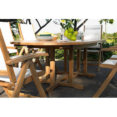 Three Birds Casual Camden Oval Extension Dining Table