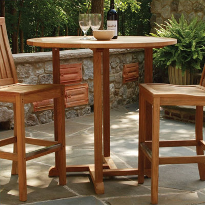 Three Birds Casual Oxford 36" Round Bar Table