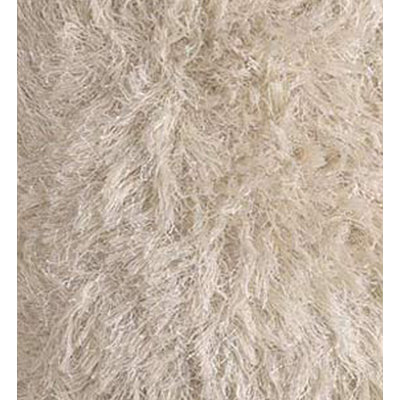 Chandra Rugs White Shag Floor Pillows