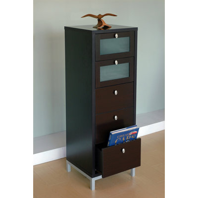 Basic Modern 5 Drawer Chest by Hokku Designs -image
