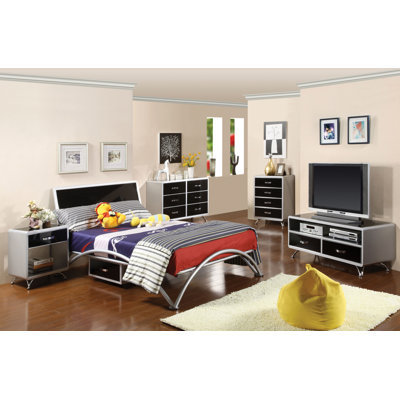 Hokku Designs Modesto 4 Drawer Metal Chest
