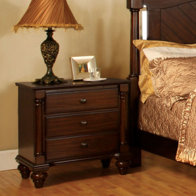 Dean 3 Drawer Nightstand by Hokku Designs -image