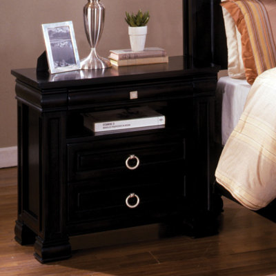 Vanguard 3 Drawer Nightstand by Hokku Designs -image