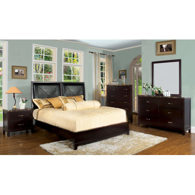 Willow Leatherette Panel Bedroom Collection by Hokku Designs -image