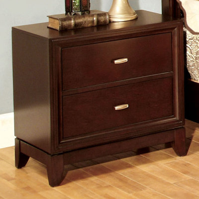 Genevia 2 Drawer Nightstand by Hokku Designs -image