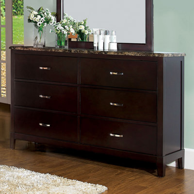 Willow 6 Drawer Dresser by Hokku Designs -image
