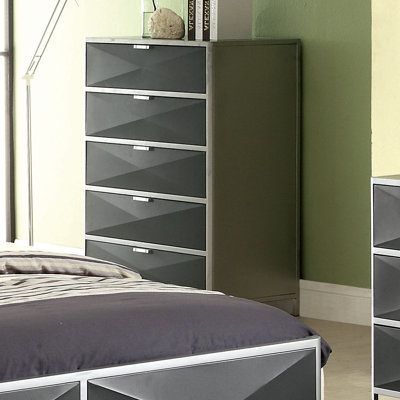 Matrix 5 Drawer Chest by Hokku Designs -image