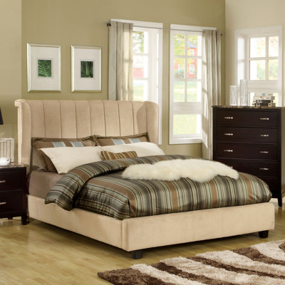 Milano Wingback Bed by Hokku Designs -image