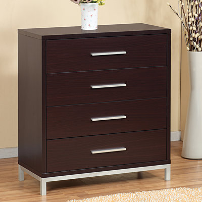 Calvin 4 Drawer Dresser / Chest by Hokku Designs -image