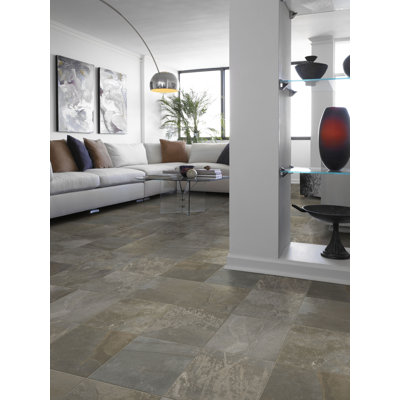 Shaw Floors Metropolitan Slate 18" x 18" Floor Tile in Luna Park