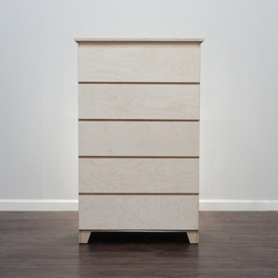 Click To Image : Flat Shaker 5 Drawer Chest by Gothic Furniture Now
