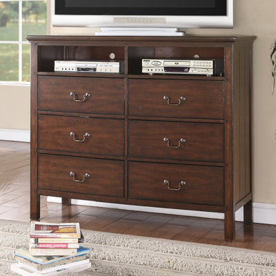 Forest Cove 6 Drawer Media Chest by Oasis Home and Decor -image