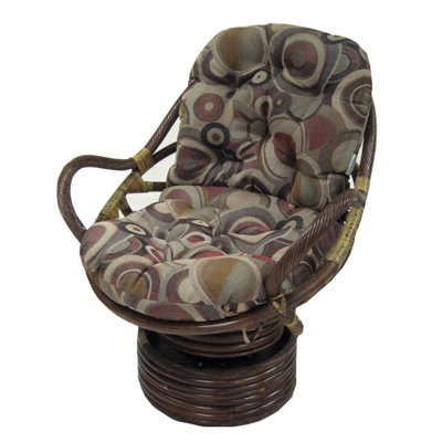 Blazing Needles Premium Swivel Rocker Cushion